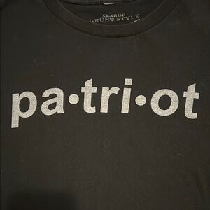 Grunt Style Black Patriot T-Shirt